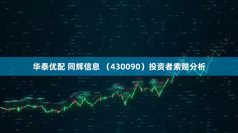 华泰优配 同辉信息 （430090）投资者索赔分析